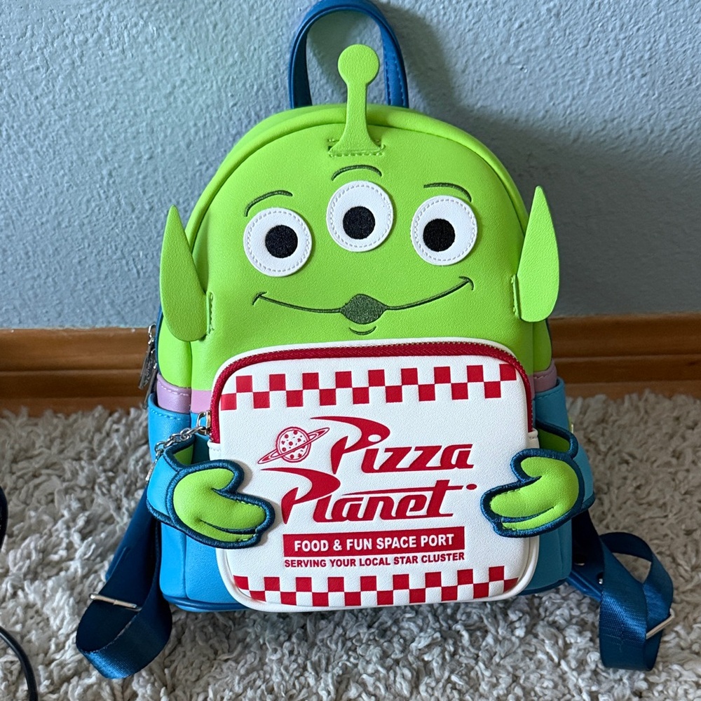 Loungefly Pizza Planet Backpack NWOT